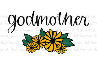 Bouquet Godmother - Family SVG File