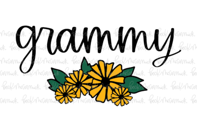 Bouquet Grammy - Family SVG File