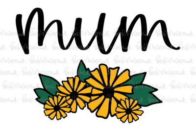Bouquet Mum - Family SVG File