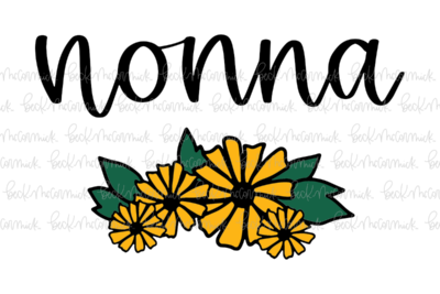 Bouquet Nonna - Family SVG File
