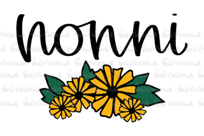 Bouquet Nonni - Family SVG File
