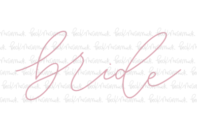 Bride 2 - Family SVG File, Home SVG File
