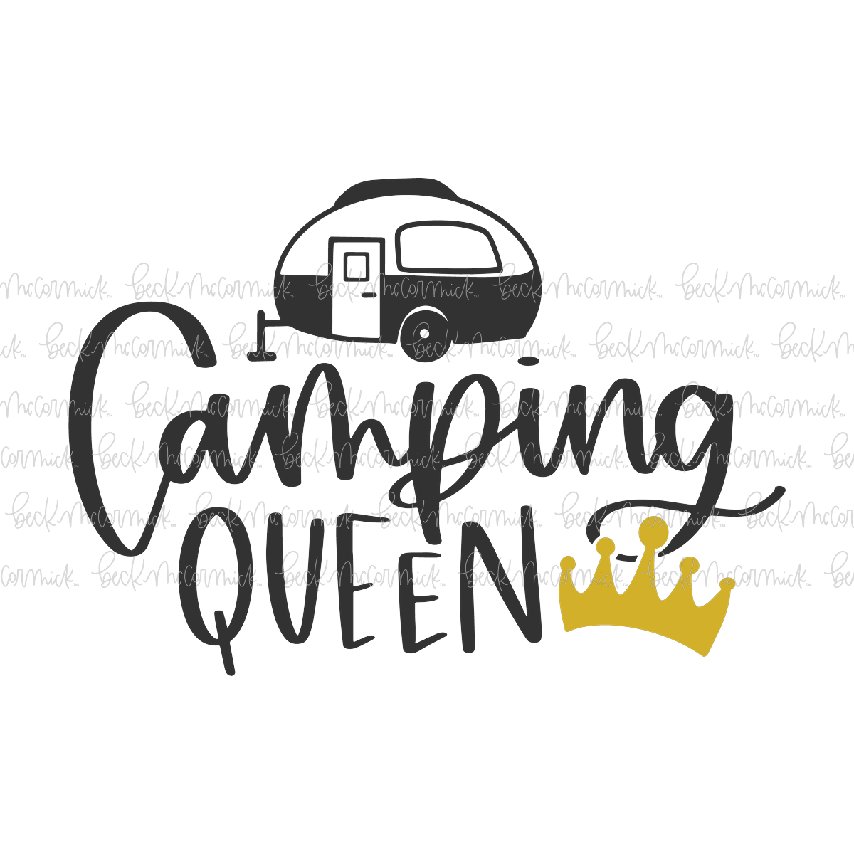 Camping Queen - Camping SVG File