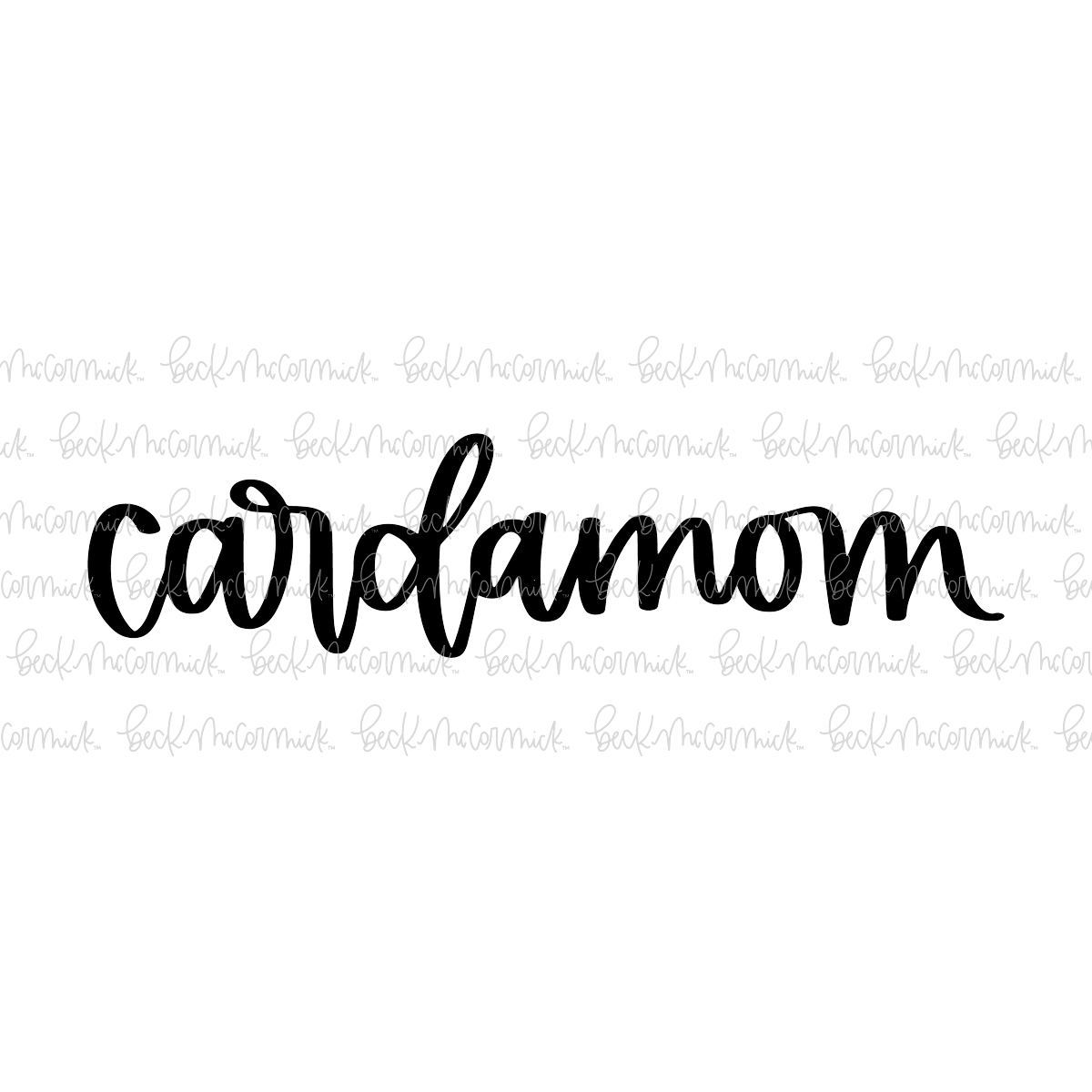 Cardamom - Spice SVGs, Kitchen SVGs, Label SVGs