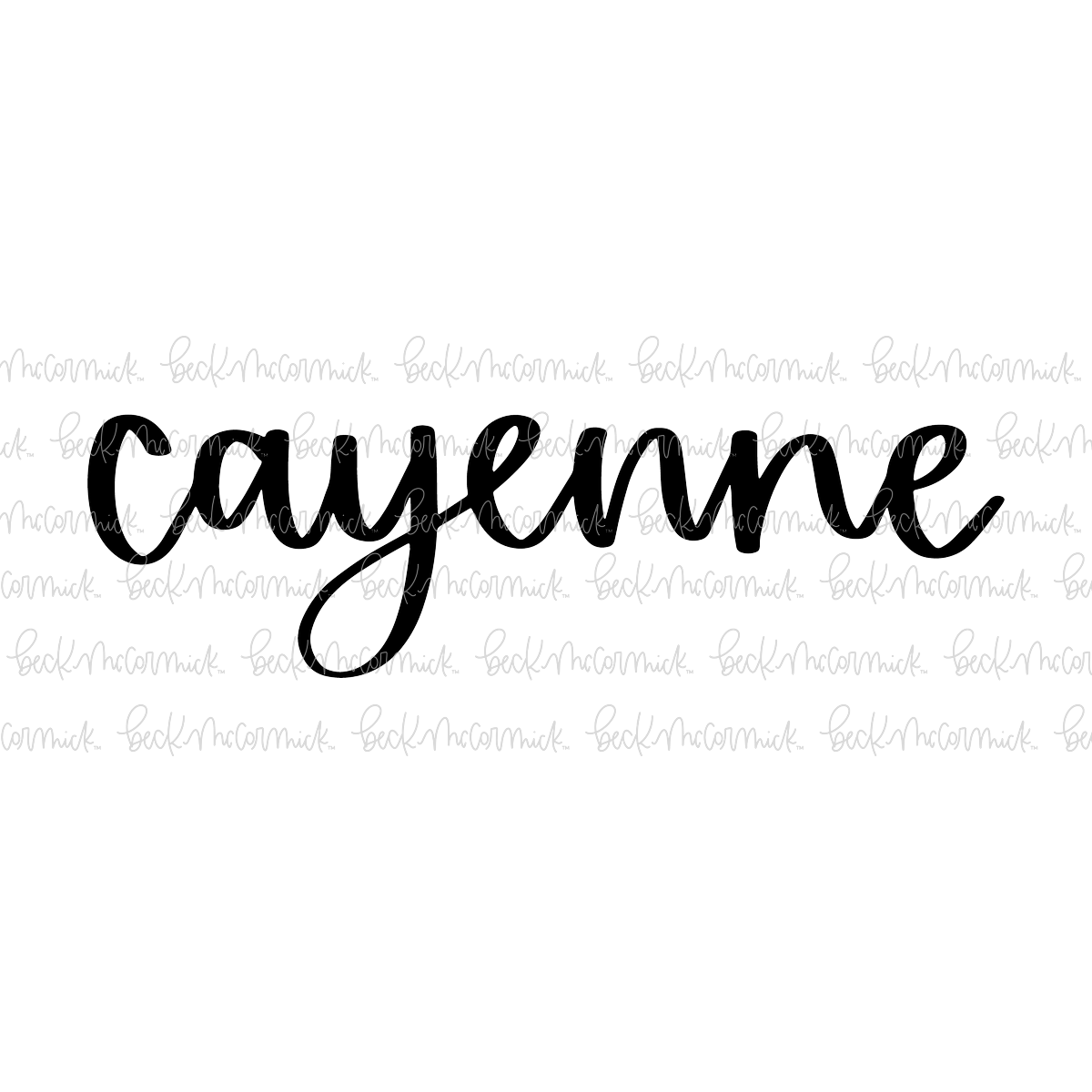 Cayenne - Spice SVGs, Kitchen SVGs, Label SVGs