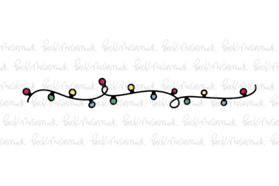 Christmas Light Strand 2 - Christmas SVG File