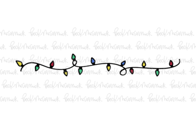 Christmas Light Strand - Christmas SVG File