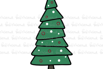 Christmas Tree With Ornaments - Christmas SVG File