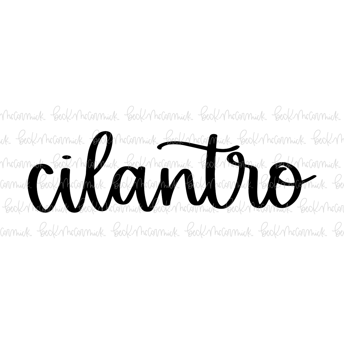 Cilantro - Spice SVGs, Kitchen SVGs, Label SVGs