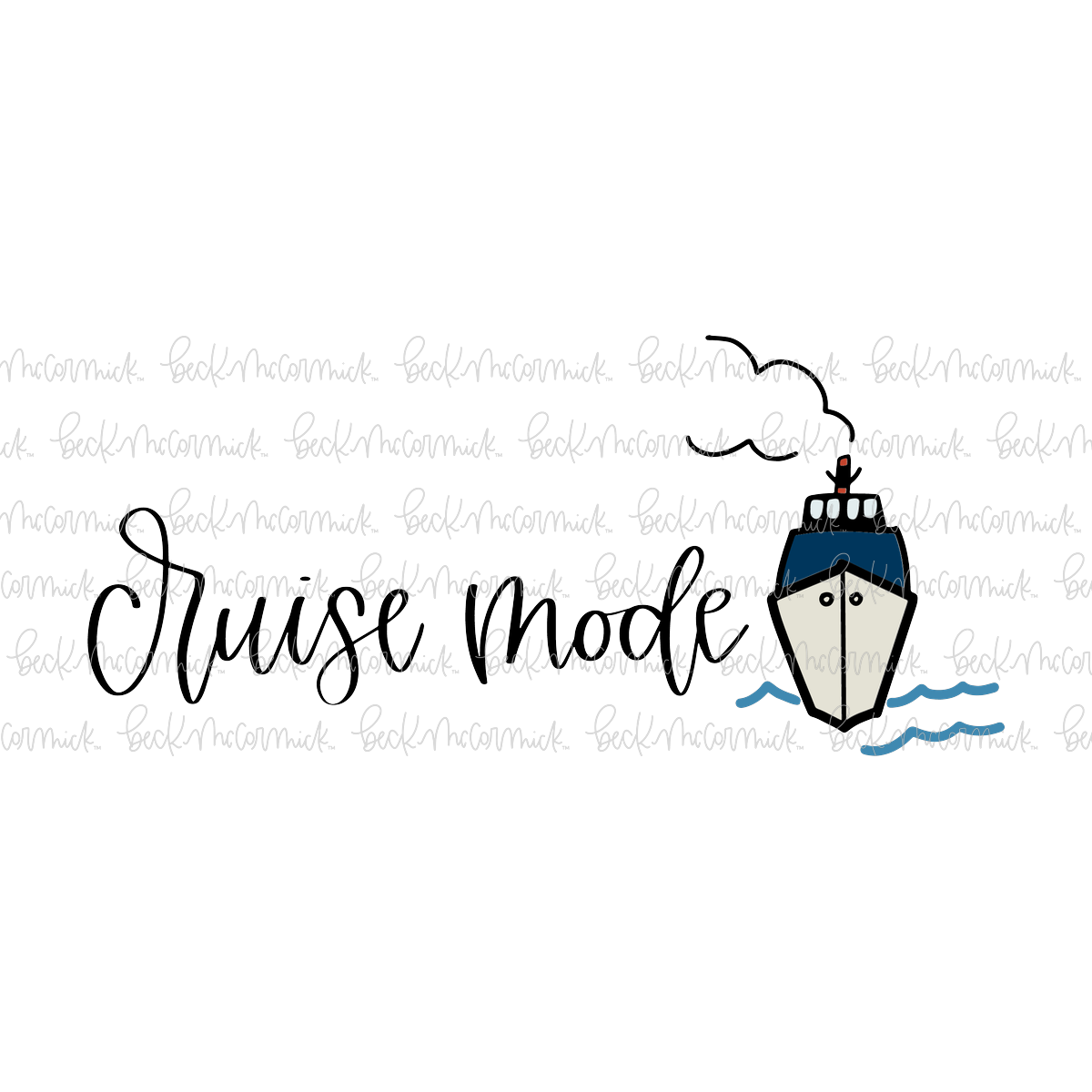 Cruise Mode 2 - Travel and Adventure SVG File