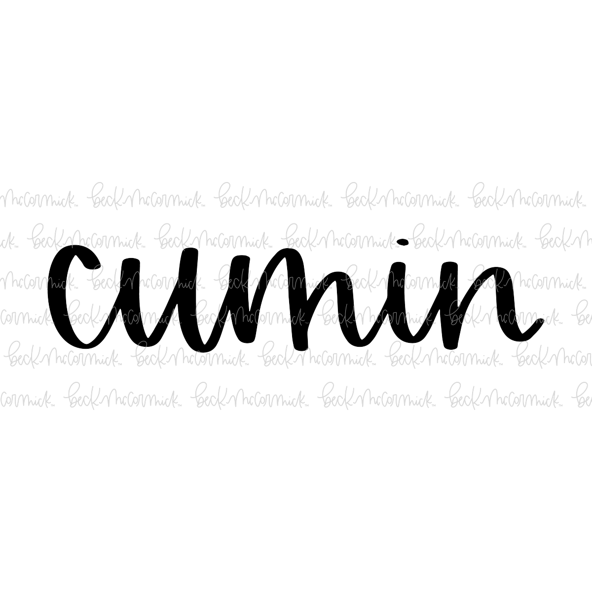 Cumin - Spice SVGs, Kitchen SVGs, Label SVGs