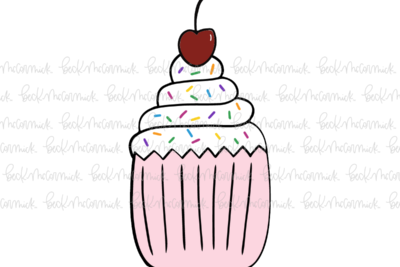 Cupcake - Doodle SVG, Graphics