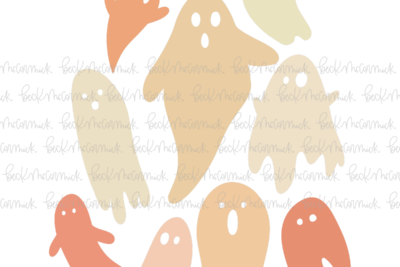 Cute Ghosts - Halloween SVG File