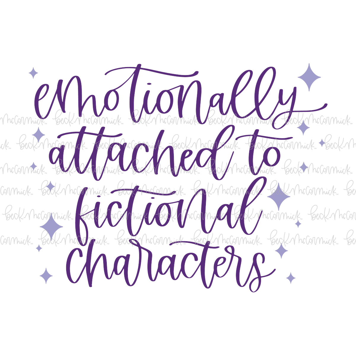 Emotionally Attached To Fictional Characters - Reading SVG Files, Book SVG File