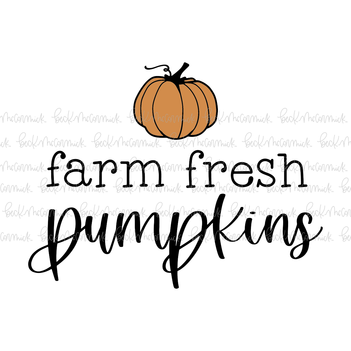 Farm Fresh Pumpkins - Farm and Homestead SVG File