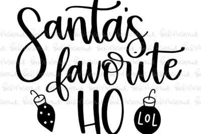 Favorite Ho - Christmas SVG File