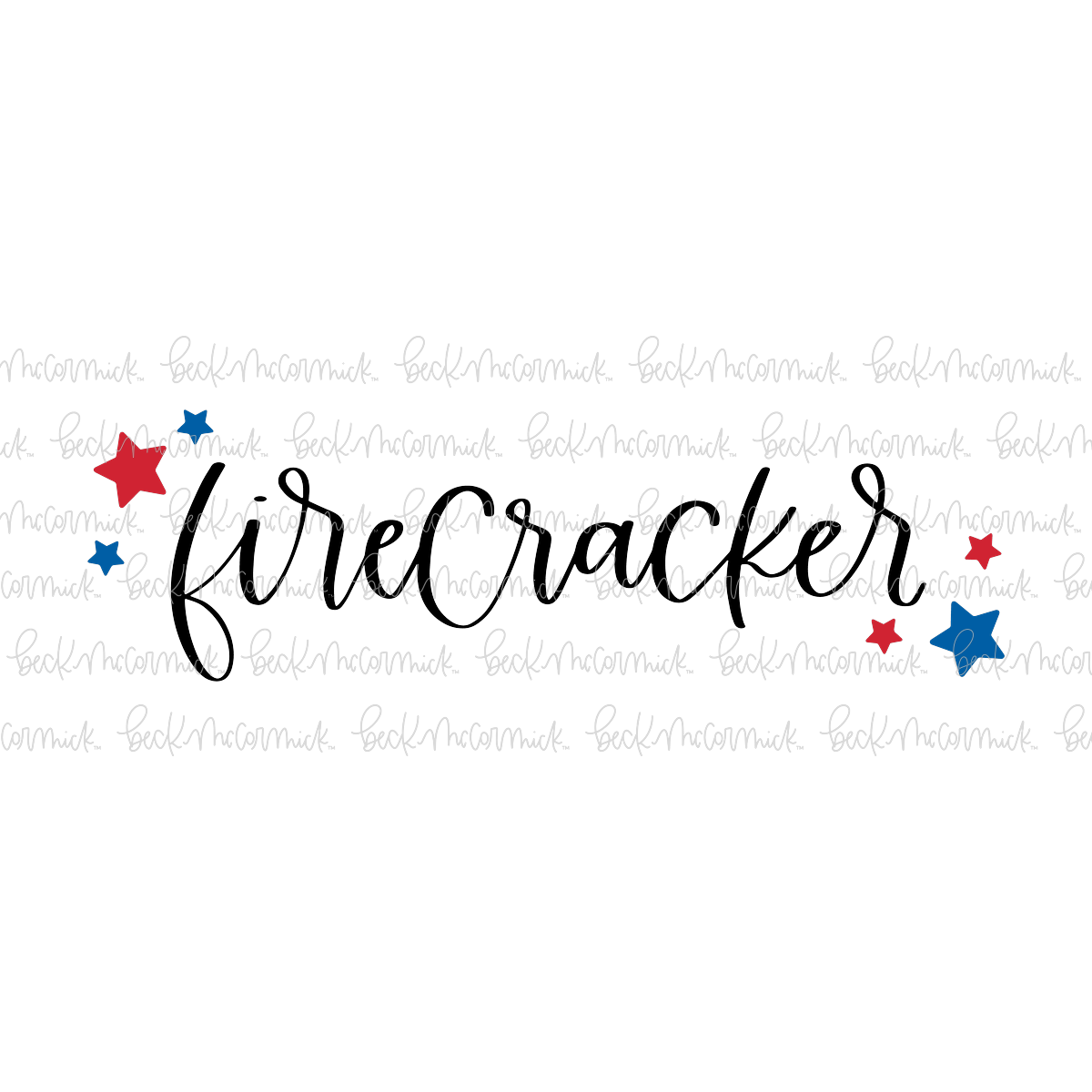 Firecracker - Fourth of July SVG File