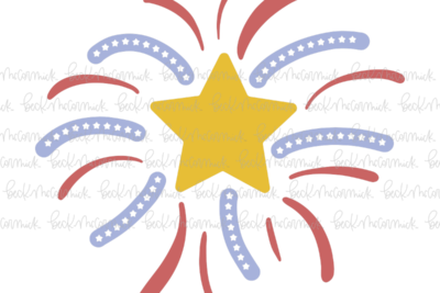 Fireworks - Fourth of July SVG File