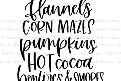 Flannels Corn Mazes - Thanksgiving SVG and Fall SVG