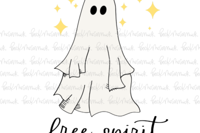 Free Spirit Ghost - Ghost SVG File, Halloween SVG File