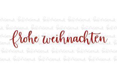 Frohe Weihnachten 2 - Christmas SVG File