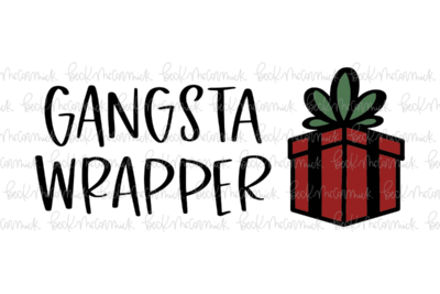 Gangsta Wrapper - Christmas SVG File