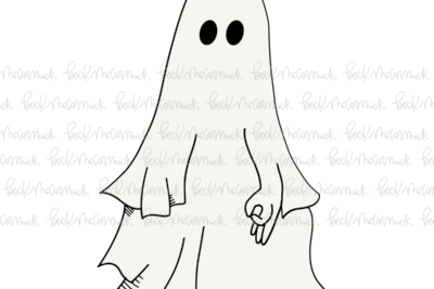 Ghost Circle Game Gotcha - Ghost SVG File, Halloween SVG File