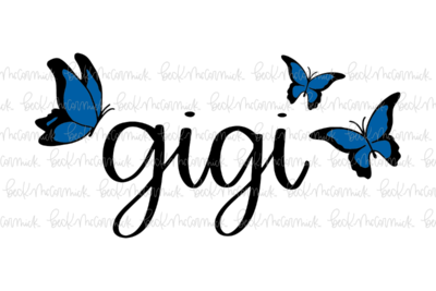 Gigi Butterflies - Family SVG File