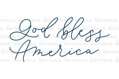 God Bless America 2 - Christian SVG File