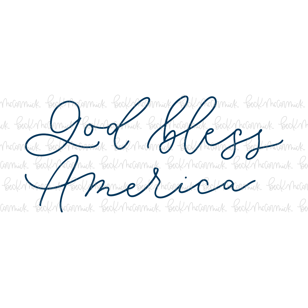 God Bless America 2 - Christian SVG File