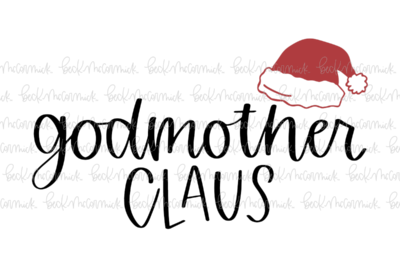 Godmother Claus - Christmas SVG File