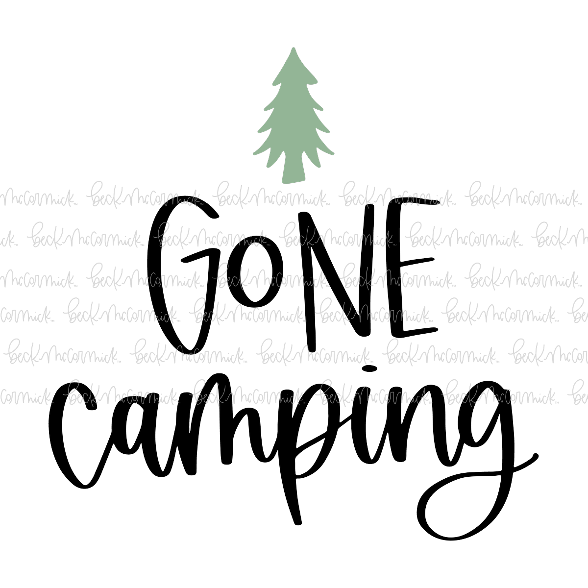 Gone Camping - Camping SVG File