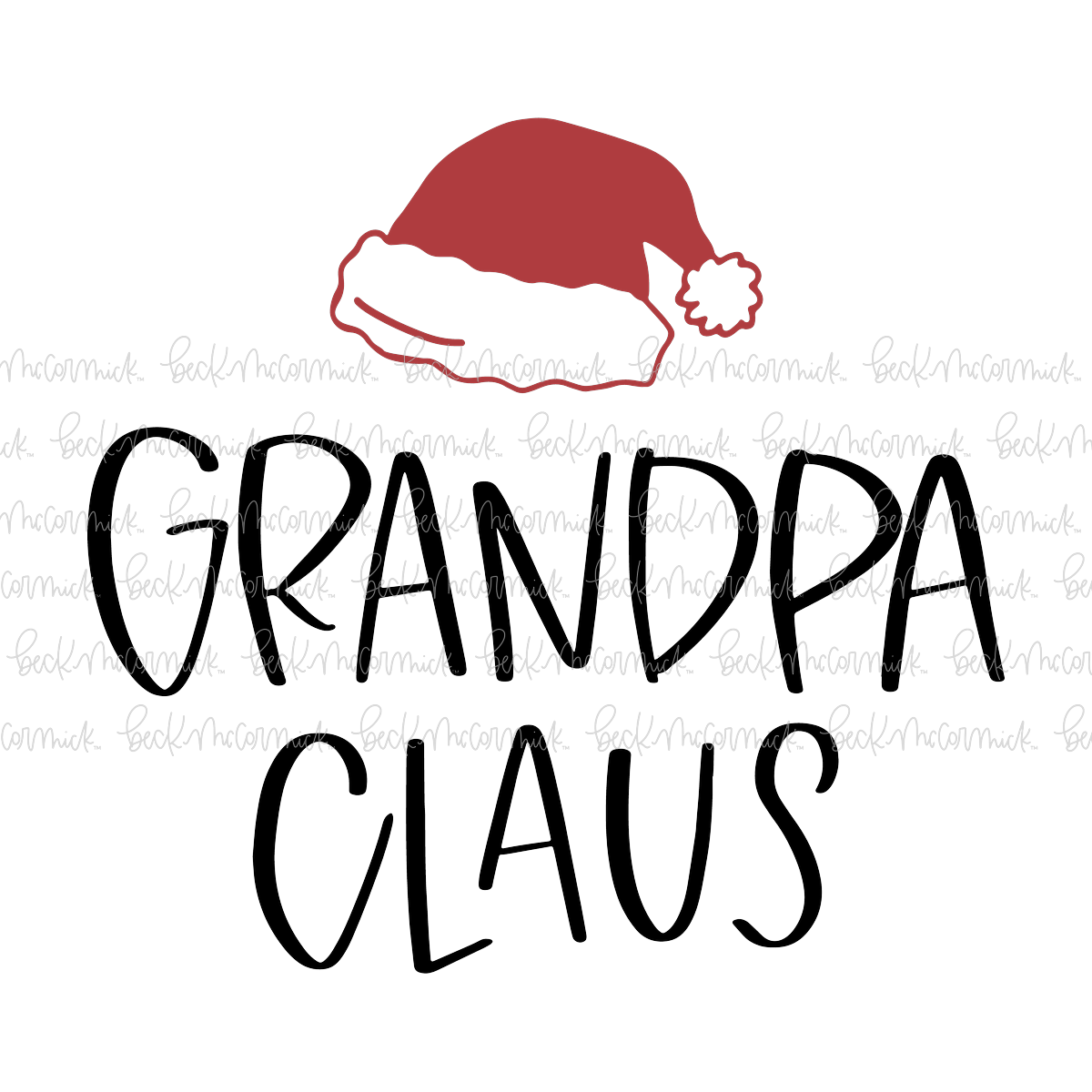 Grandpa Claus - Christmas SVG File