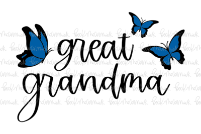 Great Grandma Butterflies - Family SVG File