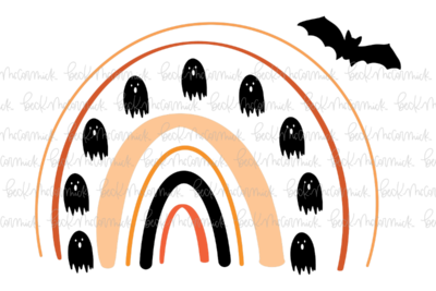 Halloween Rainbow - Halloween SVG File