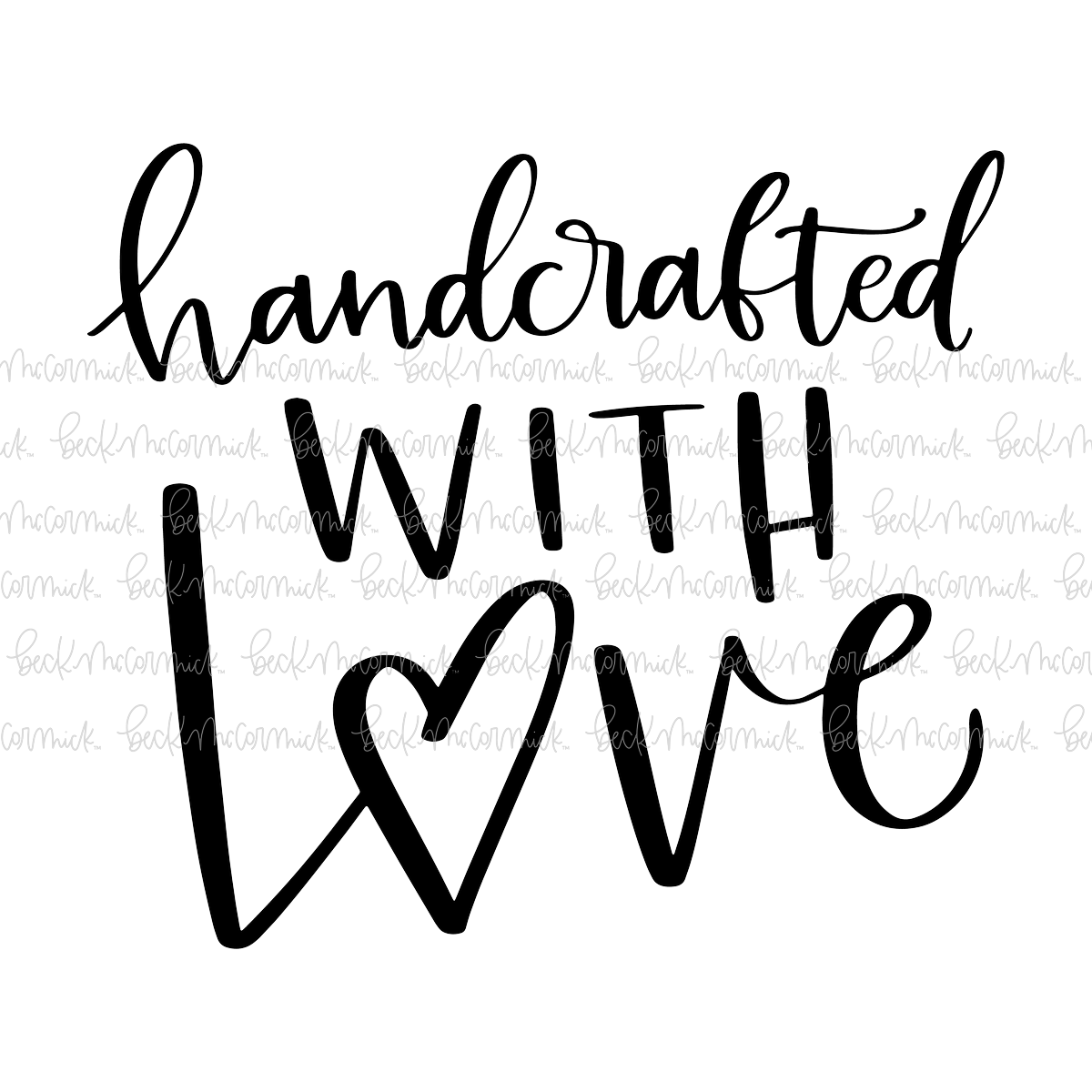 Handcrafted With Love - Farm and Homestead SVG File