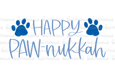 Happy Pawnukkah - Christmas SVG File