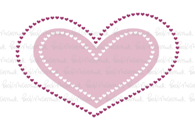 Heart Shape With Heart Outline - Doodle SVG, Graphics