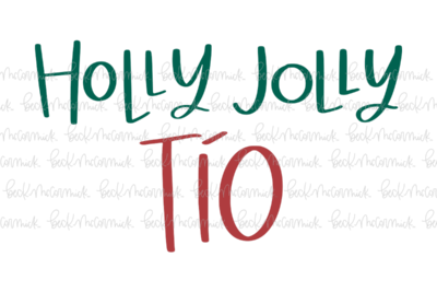 Holly Jolly Tio - Christmas SVG File