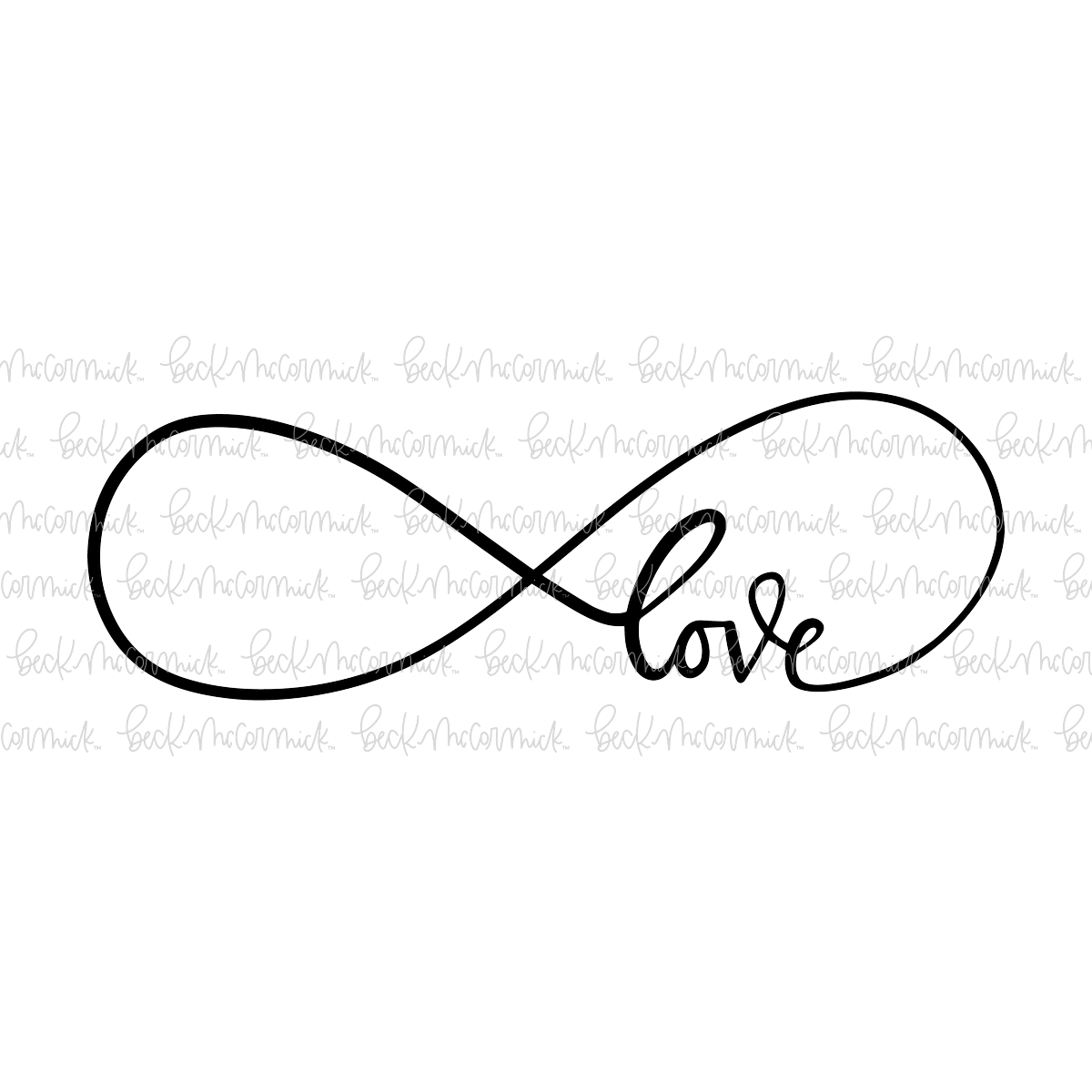 Infinite Love - Infinity SVG File