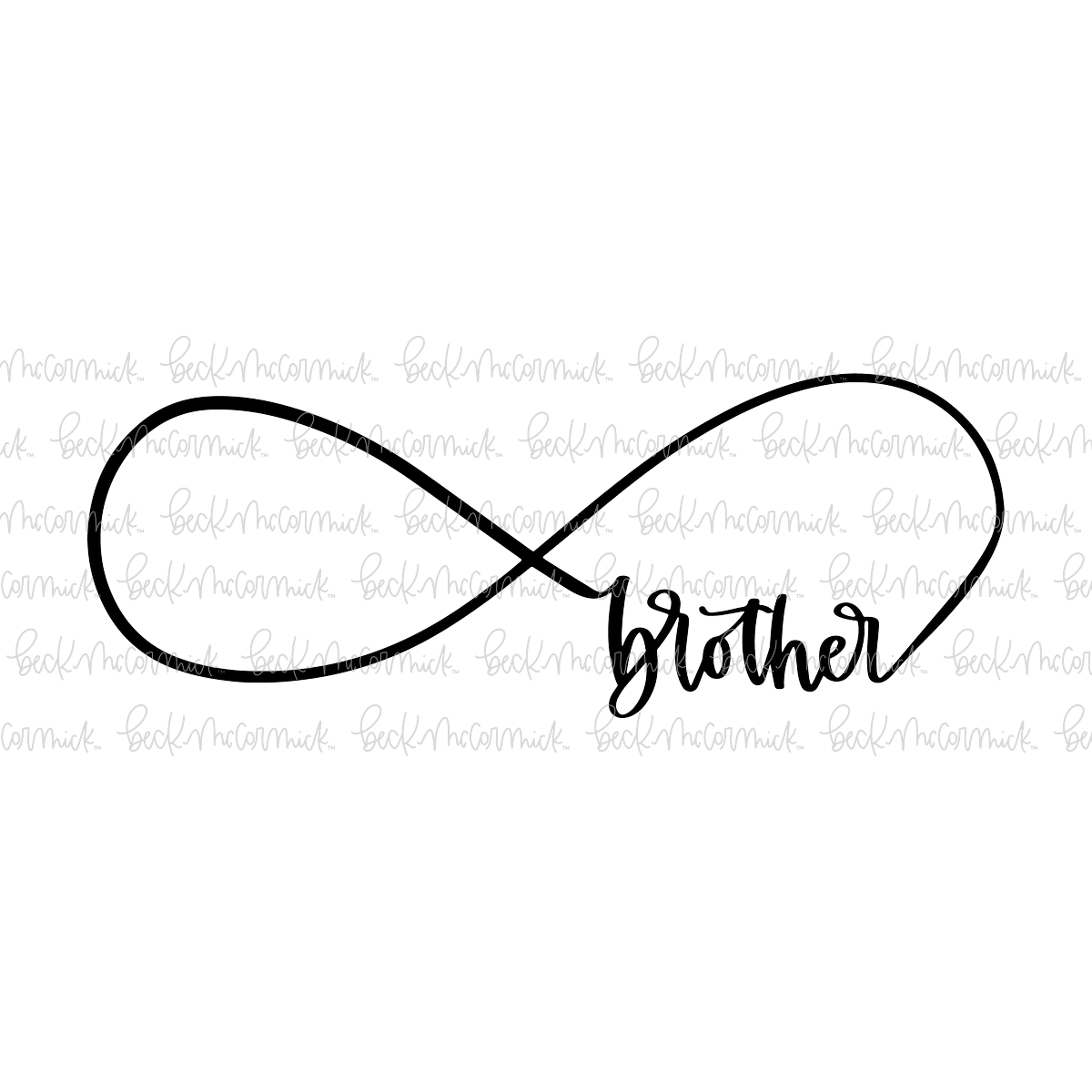 Infinity Brother - Infinity SVG File