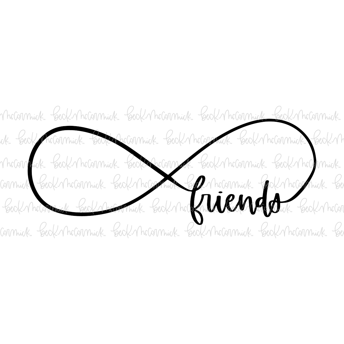 Infinity Friends - Infinity SVG File