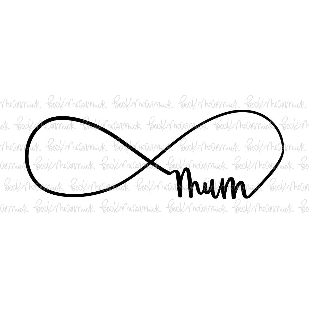 Infinity Mum - Infinity SVG File