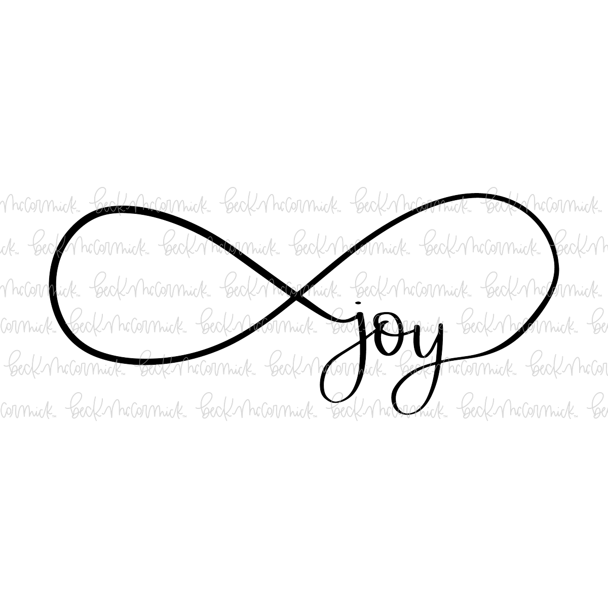Infinity Sign With Joy - Infinity SVG File