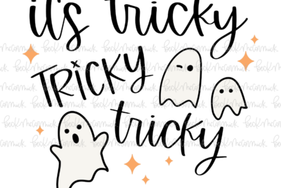 It's Tricky Tricky Tricky - Halloween SVG File