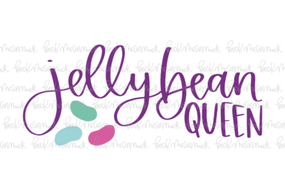 Jellybean Queen - Easter and Spring SVG File