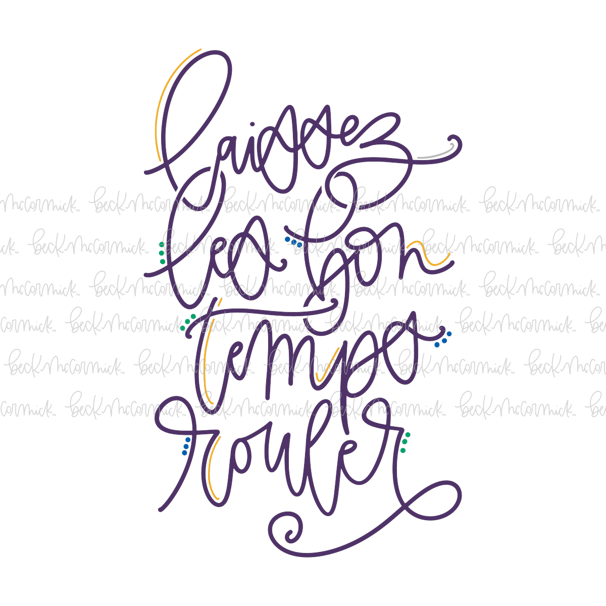 Laissez Les Bon Temps Rouler - US State SVG