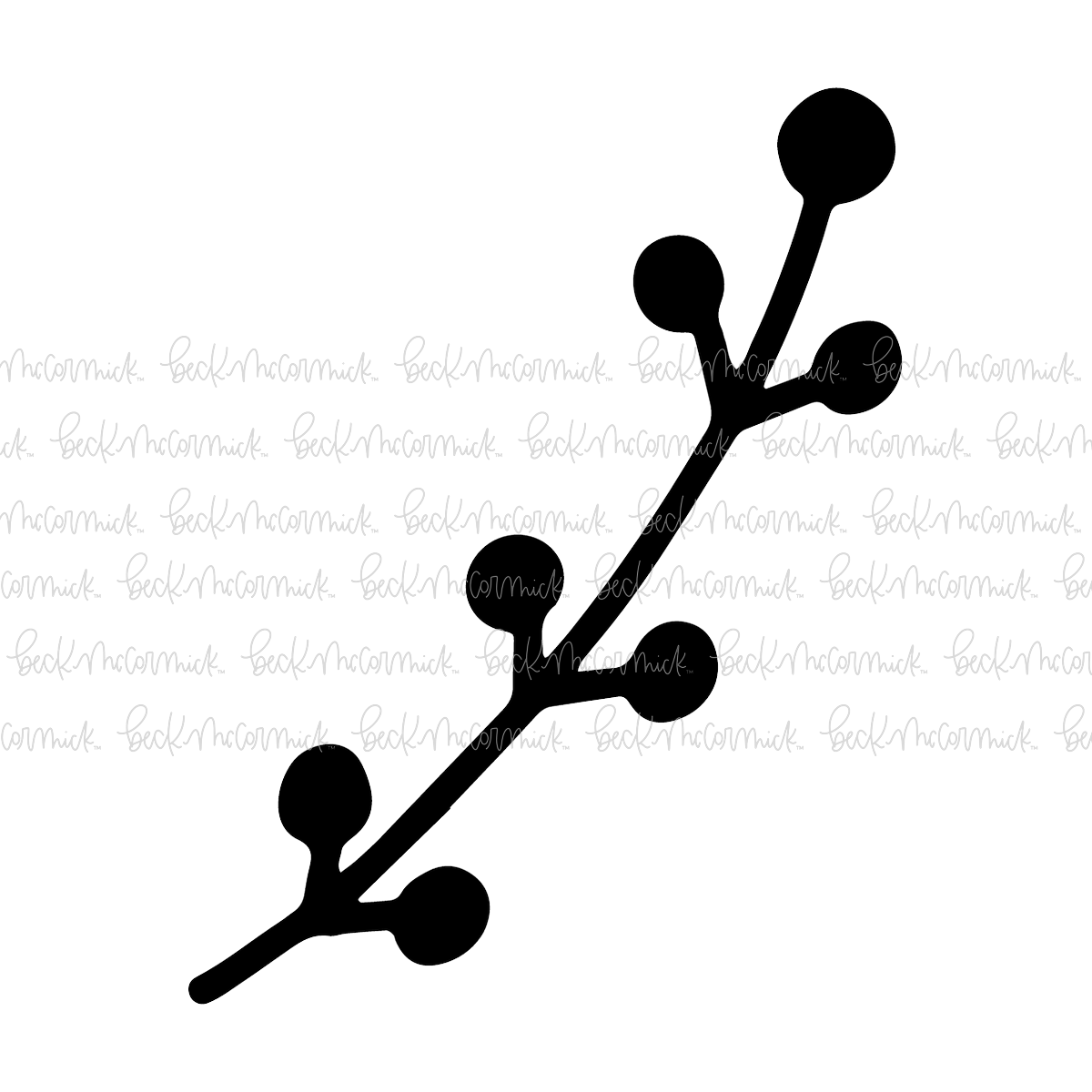 Laurel Branch 7 - Botanical SVG