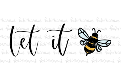 Let It Bee - Easter and Spring SVG File