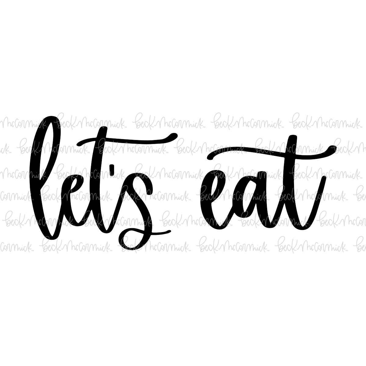 Lets Eat - Food SVG File